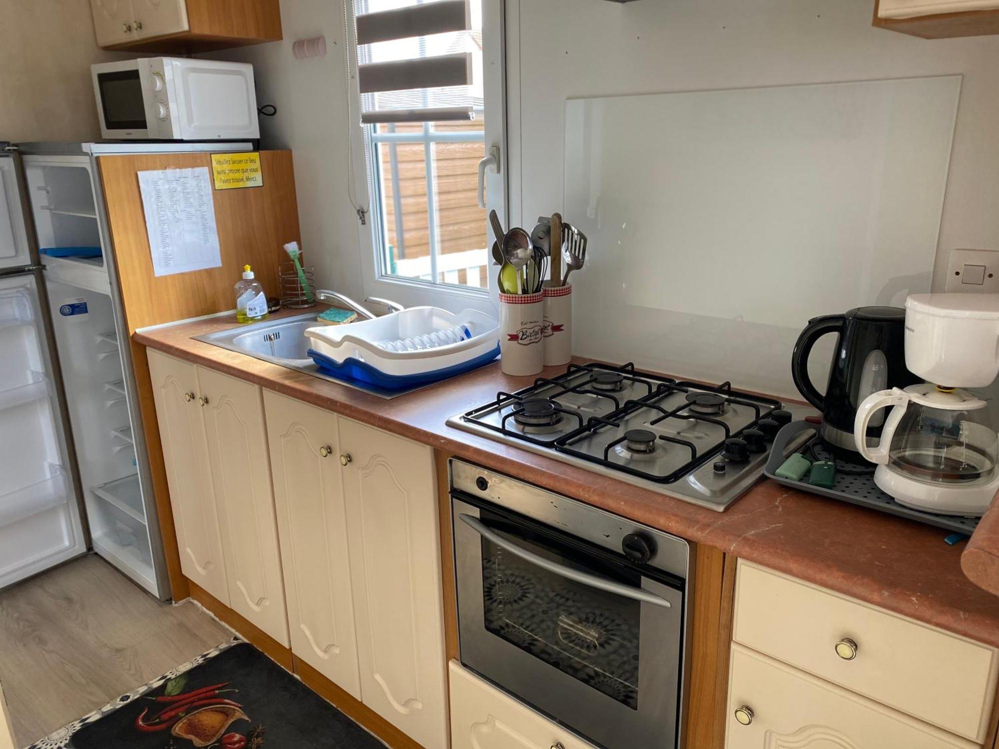 Mobil Home Cristal Biville-sur-Mer Εξωτερικό φωτογραφία