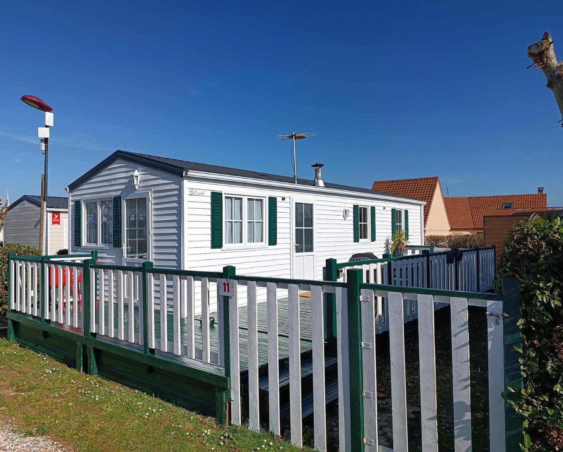 Mobil Home Cristal Biville-sur-Mer Εξωτερικό φωτογραφία
